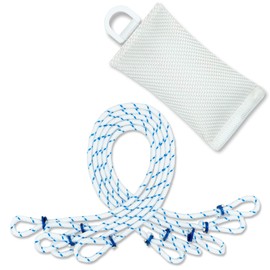 Flagcessories Premium Flags and Flags Attachment Set - 1 x Flag Weight 700 g + 5 x Rattle-Free Flag Loops, Flagpole Accessories