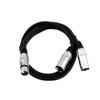 OMNITRONIC Adaptor Cable XLR (F)/2xXLR(M) 0.5 m Black