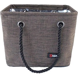 neriken Hot Spring Bag, Sauna Bag, Pool Bag, Foldable, Waterproof, Bath, Spa Bag, Sauna Supplies (Brown)