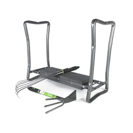 Yard Butler IGKB-1 Garden Kneeler Tiller and Terra Rake Bundle