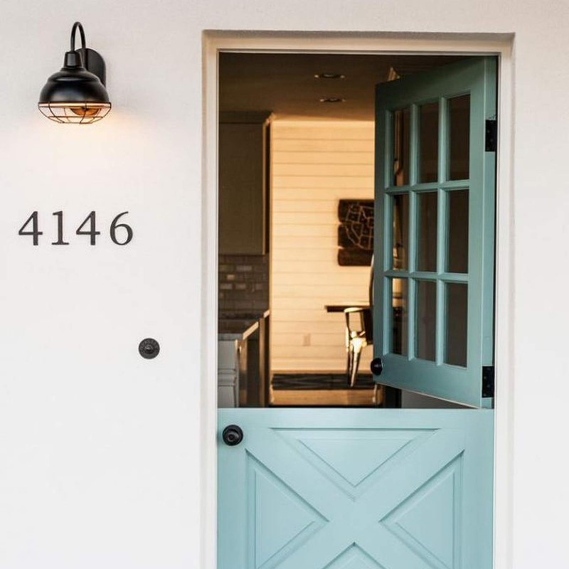 HASWARE House Number Sign 4 inch Modern Door Numbers Signage