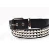 foolsGold 3 Row Pyramid Studded Belt (5XL (56" - 60"