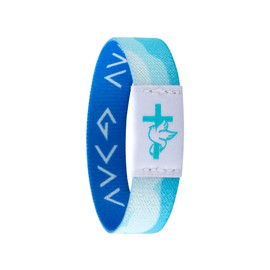 enttgo Bible Verse Bracelets Daily Bible Verse Bracelet Inspirational Bible Verse With NFC Music Christian Bracelet For Men Wearable Bible Bracelet Christian Wristbands Bible Gifts (Bibles deep Blue)