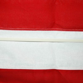 Generic Off White Adult Casket Flag Band for Military Funerals