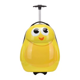 Chick Hardshell Travel Suitcase Wheelie Luggage Pull Along for kids