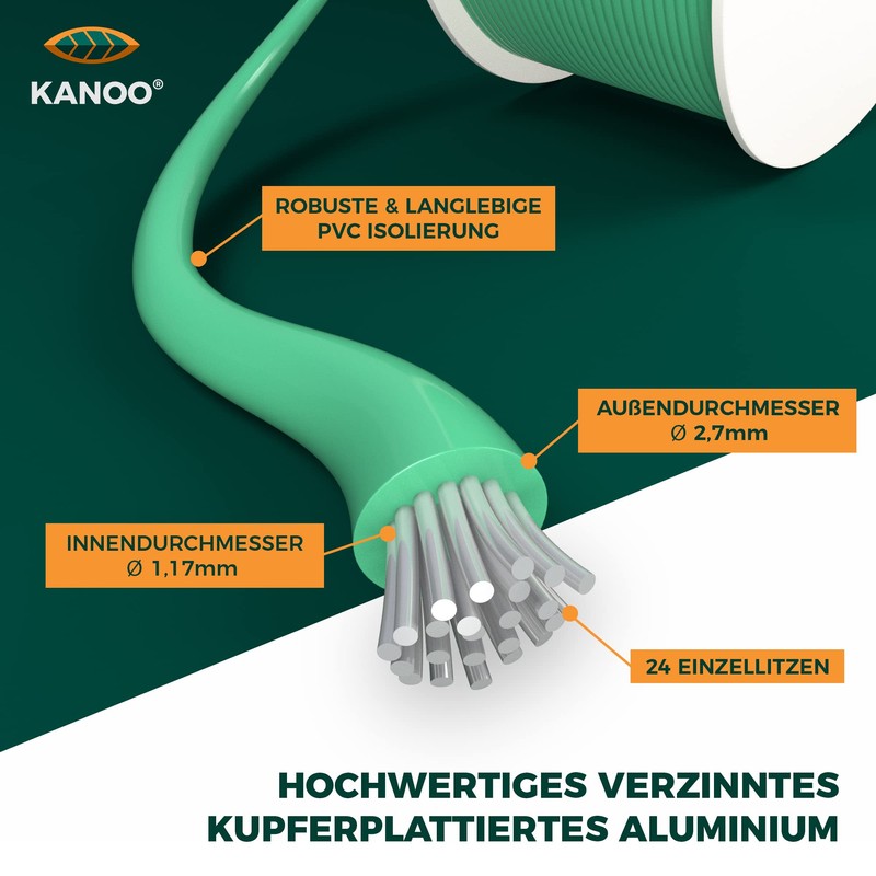 kanoo® Universal Boundary Cable for Robotic Lawnmower - Boundary Wire