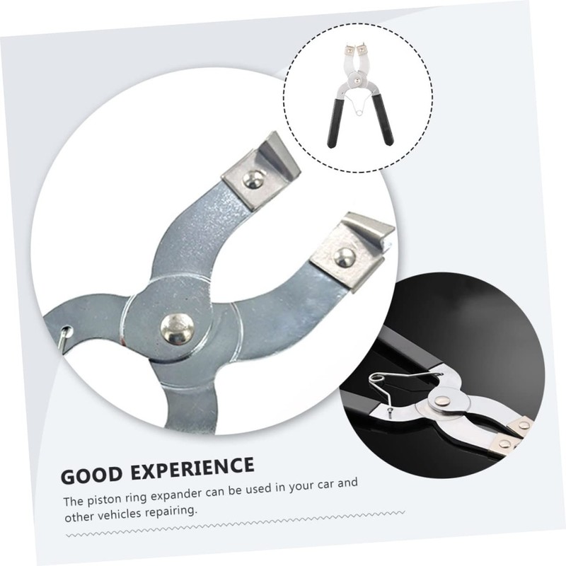 STOBAZA 3Pcs Piston Ring Installer Tool Adjustable Brake Piston Pliers