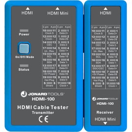 Jonard Tools HDMI-100 HDMI Cable Tester for HDMI and Mini HDMI Cables, Black