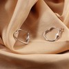 ZELORES 925 Sterling Silver CZ Heart Hoop Earrings for Women
