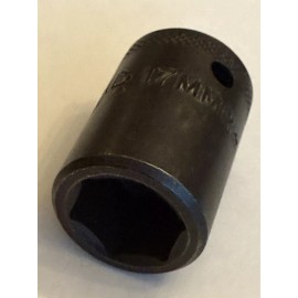Mac Tools New MAC TOOLS 17 VP6 MMR Shallow IMPACT Socket 1/2” Drive 6-Point 17mm
