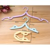 DSUSHU,Portable Travel Folding Hangers, Set of 10, Magic Non-Slip Plastic