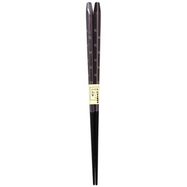 イシダ 箸 和風スィーツ 紫芋の色 五角 紫 23cm