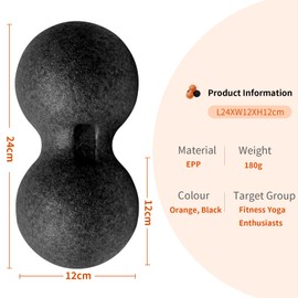 RYTMAT Fascia Duo Ball for Back Spine Shoulder Self Massage Ball for Myofascial Release Trigger Point Therapy Fascia Training Fascia Balls for Neck Feet Legs