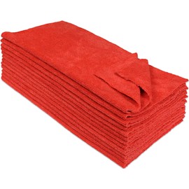 CleanAide® Microfiber Ultrasonic Cut Cleaning Towels 14 x 14in 300 GSM 12-Pack