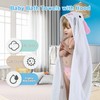 FLYISH DIRECT Bath Poncho with Hood, 100% Cotton Baby Towel