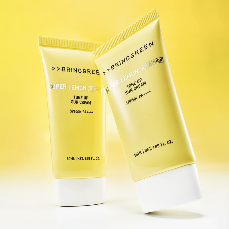 BRINGGREEN Super Lemon Glutathione Tone Up Sun Cream 50ml 1+1