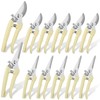 12 Pcs Garden Shears Pruning Garden Clippers Bulk Bypass Pruner