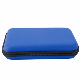 Carrying Case for 3DS, New 3DS XL, New 2DS XL Console, Pocket Hard Shell Case with 8 Game Slot, Inner Pocket, 3DS XL Accessories Protective Carrying Case (Blue)