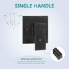 Aolemi Wall Mount Bathroom Faucet Waterfall Tub Filler, Single Handle