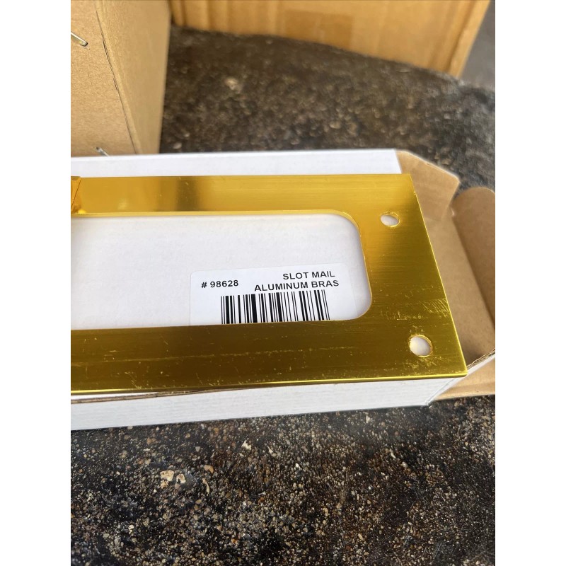 Ultra Hardware Slot Mail Aluminum Brass Finish