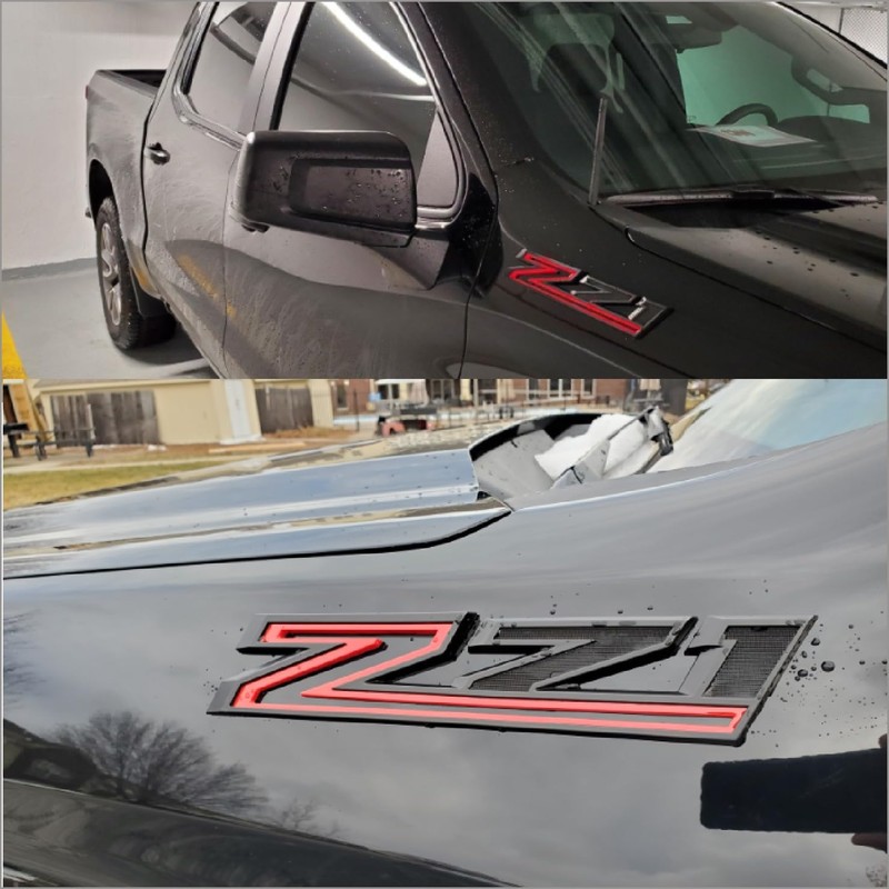 2019-2023 New Z71 Emblem Badges for Silverado 2PCS