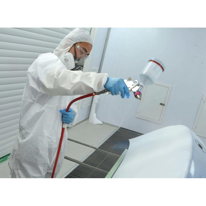 Disposable Coverall Overall Suit,Full Body Protective,Heavy-Duty Protective Suits Chemical Protection