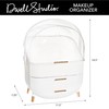 DwellStudio Dustproof Makeup Organizer for Cosmetics and Skincare - Stylish