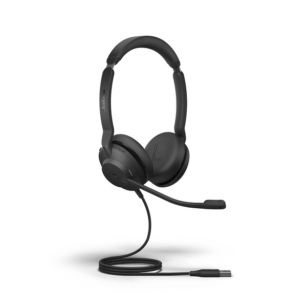 Jabra Evolve2 30 MS Wired Headset, USB-A, Stereo, Black –