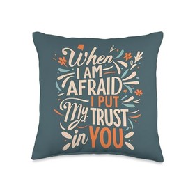 Jehovah's Witness 2024 Year Text Psalm 56:3 JW ORG JW Throw Pillow