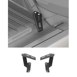 DSWSQ Ditch Hood Hinge Light Brackets for 2007-2013 Chevy Silverado GMC Sierra LED Pod Work Light Side Mounting Bracket A-Pillar Hood Mounts, Black