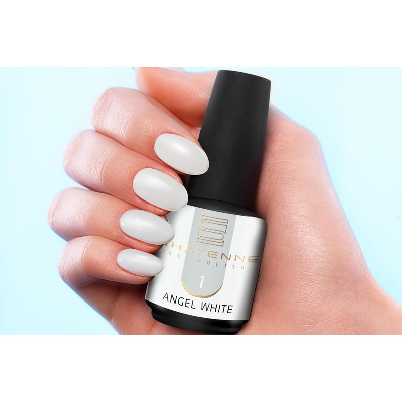 1 Angel White Weiß Weiss - Shayenne UV Gel Nagellack
