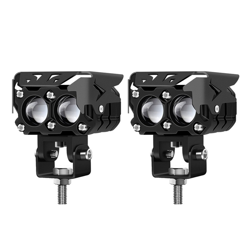 2pcs LED Spotlights 120W 4500LM Yellow White Spot Lamp IP67