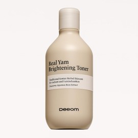DEEOM Real Yam Brightening Toner, 300ml, Hydrating Facial Toner with Rice Extract, Niacinamide, All Skin Types