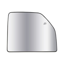 Passenger Side Towing Mirror Glass Upper Replace FL3Z17K707F Fit for Ford Truck F150 2015-2020 F250 F350 F450 F550 Super Duty Truck 2017-2019, Heated Mirror Glass with Rear Holder