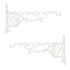 Sungmor Cast Iron Hanging Plant Bracket, 16.5" Large Outdoor Wall