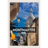 Tin Sign 20 x 30 cm Domed Montmartre Paris Hill