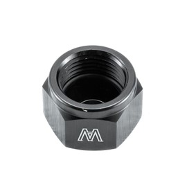 Tepilauda 10AN Female Flare Cap Port Plug Block Off Fitting Adapter with Internal O-ring Aluminum Black