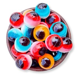 NY Spice Shop Gummy 3D Eyeballs Candy - 8 Ounce Realistic Eyeballs Candy for Party Decorations - Gummy Eyeball Candies - Edible Creepy Eyeball Gummies Candies for Birthday and Festivals