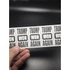 50PCS Trump Won Again Stickers Decals Labels Bulk lot