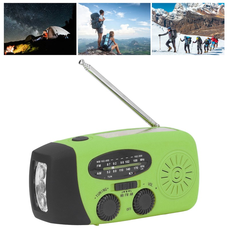Hand Crank Solar Radio Multifunctional Emergency Radio LED Radio with
