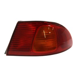 HbasdLH Tail Light Bulb Right Side Amber & Red Lens W/Bulb Tail Lamp for Toyota for Corolla S 01-02 & VE 98-00 & CE/LE 98-02 14503904 8155002070