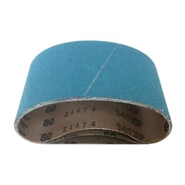 Starcke Premium 3-1/2 x 15-1/2 Blue Zirconia Sanding Belts | For Wood, Metal & Composites (120 Grit, 6 Pack)