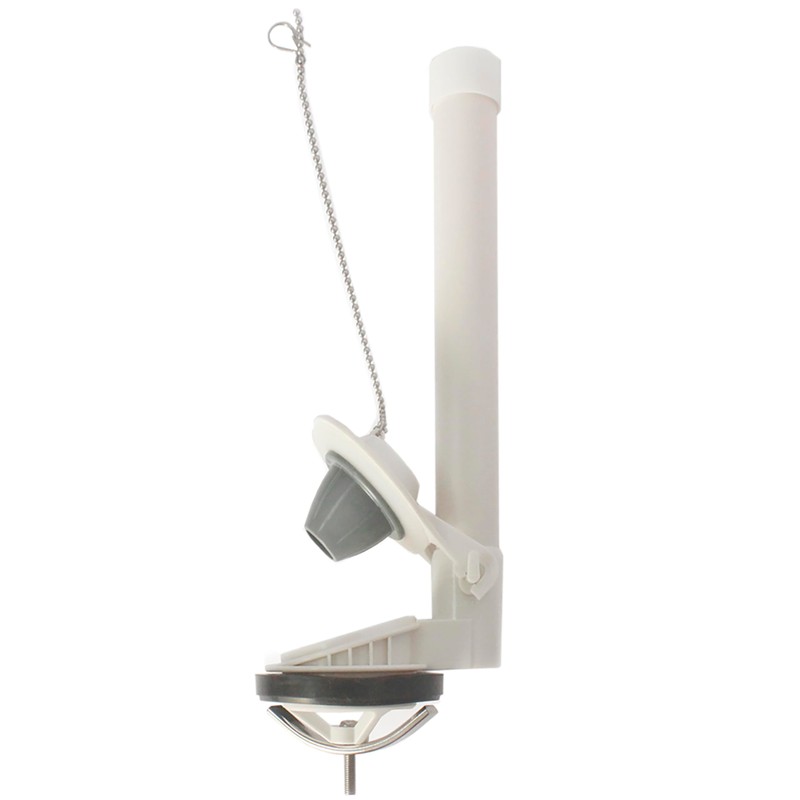 Toilet Flush Valve for One Piece Toilets with Flapper and