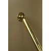 4" Dia. x 2-15/16" H Polished Brass Adjustable Flange for