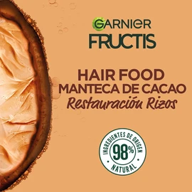 Garnier Fructis Hairfood Manteca de Cacao Crema para peinar 3en1 para Cabello Rizado 300 ml