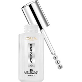 Sérum Iluminador Glycolic Bright de L'Oréal Paris Reduce manchas y revitaliza el contorno de ojos 
