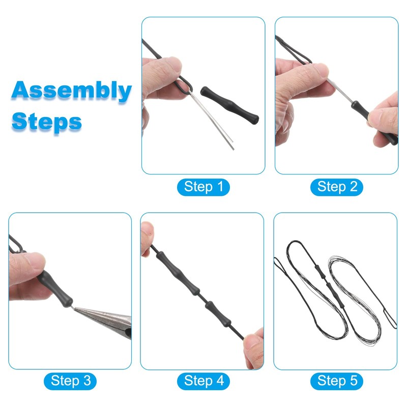 PATIKIL Bow String Replacement with Bowstring Finger Guards for AMO