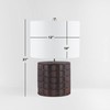 SAFAVIEH Lighting Collection Welsh Modern Rust 21-inch Table Lamp (LED