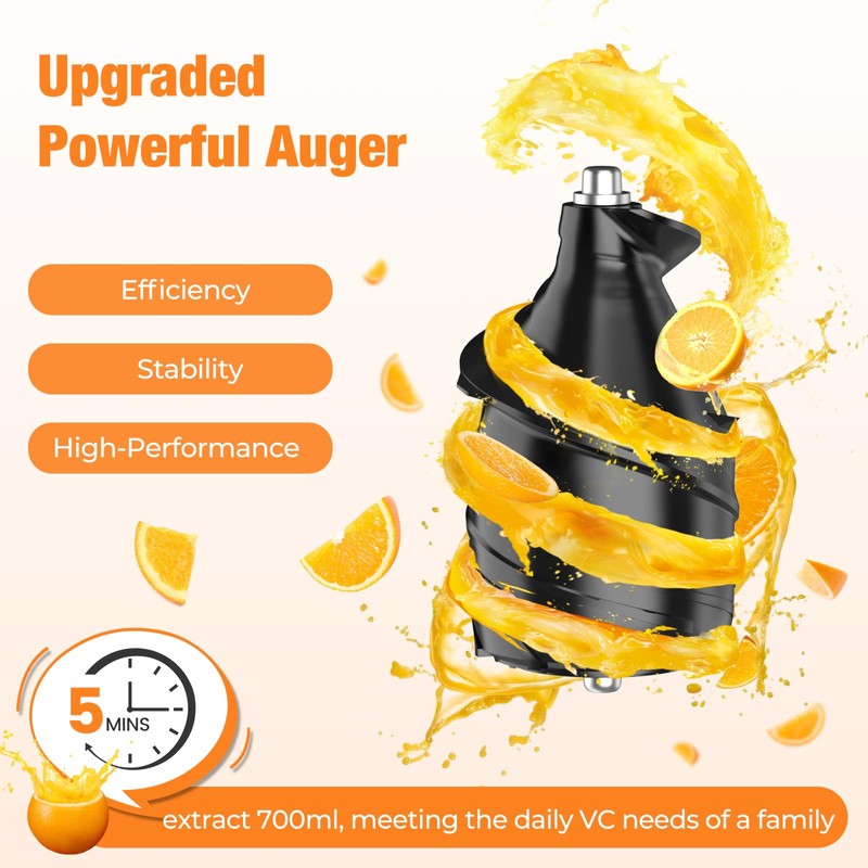 Slow Cold Press Juicer Machines: Masticating Cold Pressed Compact Juicer