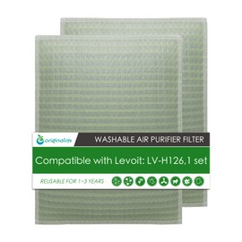 Originallife Washable Reusable Air Purifier Filter Replacement Filters for Levoit: LV-H126,1 set